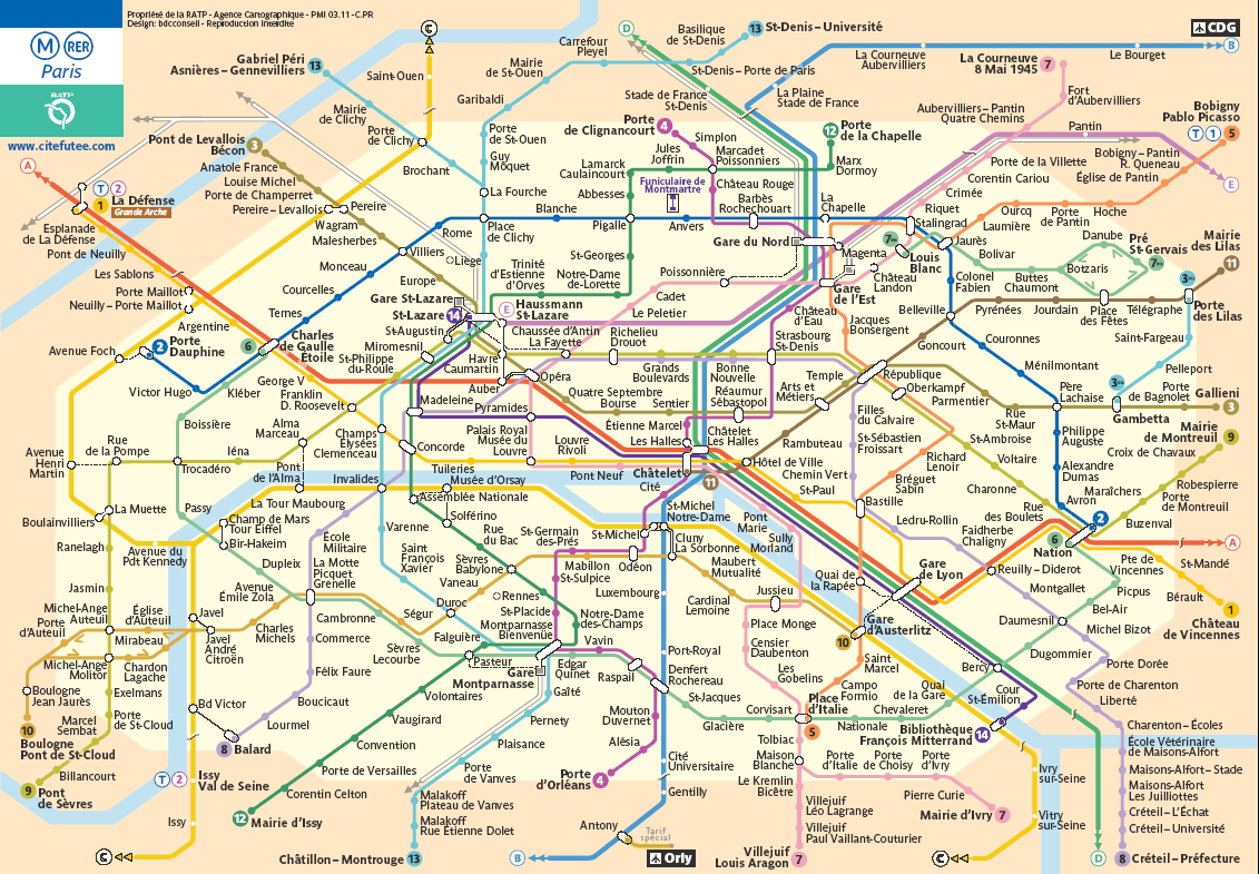 Metro mapa