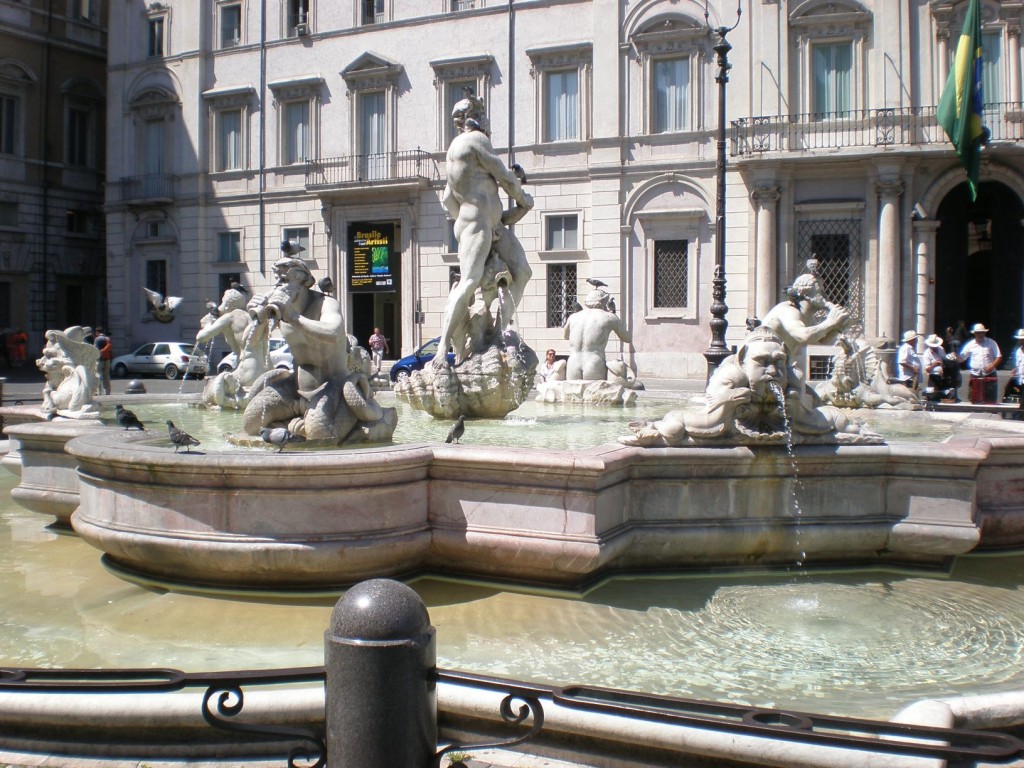 Piazza Navona - fontána štyroch riek