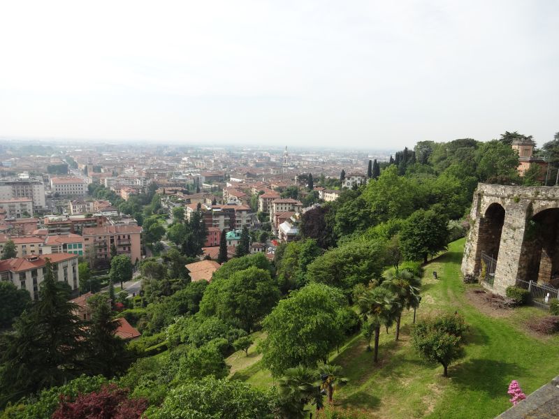 Výhľad na Bergamo