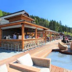 Veľké Karlovice hotel Horal - grilovacia terasa